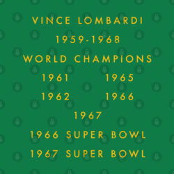 Green Bay Packers - Vince Lombardi (Yellow) T-Shirt Green Bay Packers Vince Lombardi Yellow T Shirt 3