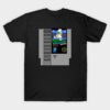 Miami Football 8 bit cartridge design T-Shirt Miami Football 8 bit cartridge design T Shirt 1