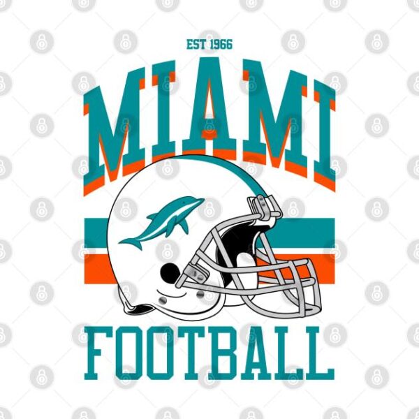 Miami Football T Shirt 2 1