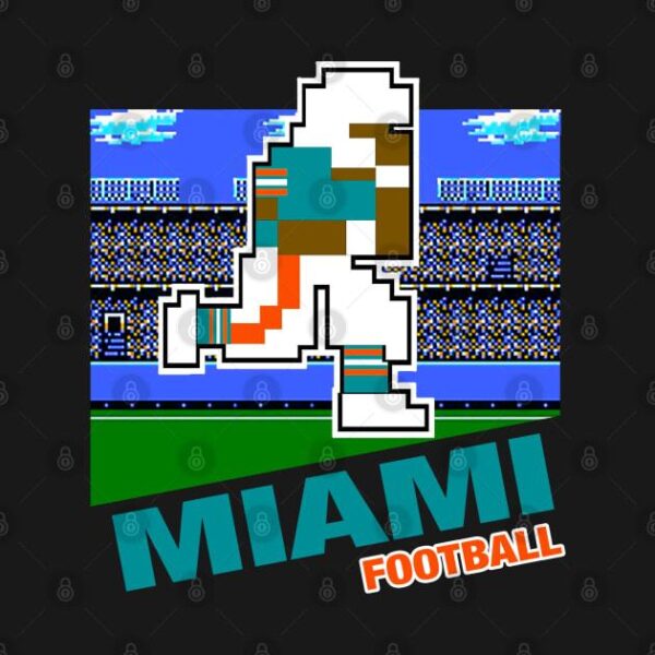 Miami Football T Shirt 2 3