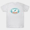 Miami Team Colors Football T-Shirt Miami Team Colors Football T Shirt 1
