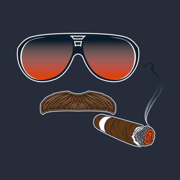 Mike Ditka Chicago Bears Cigar T Shirt 2