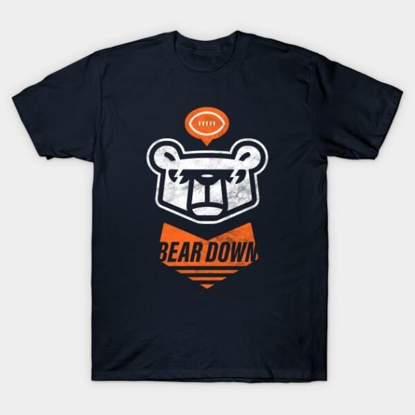 Modern Chicago Football Cool Bear rework Bear Down T Shirt 1