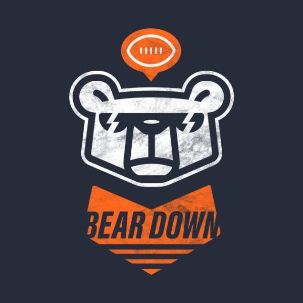 Modern Chicago Football Cool Bear rework Bear Down T Shirt 2