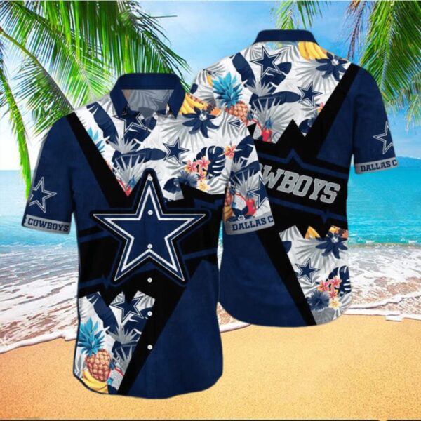 NEW NFL Dallas Cowboys floral tropical hot Hawaiian Shirt 03 FOR FAN