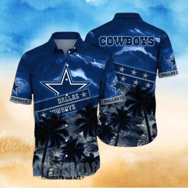 NEW NFL Dallas Cowboys floral tropical hot Hawaiian Shirt 05 FOR FAN