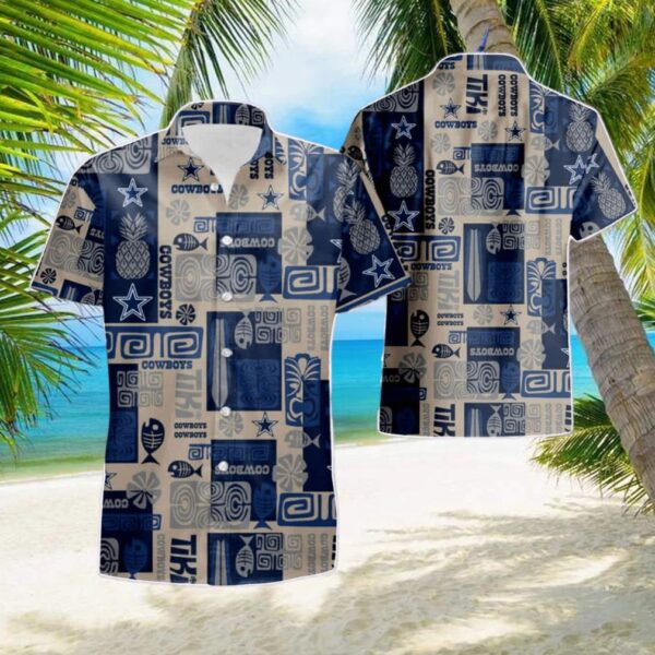 NEW NFL Dallas Cowboys floral tropical hot Hawaiian Shirt 08 FOR FAN