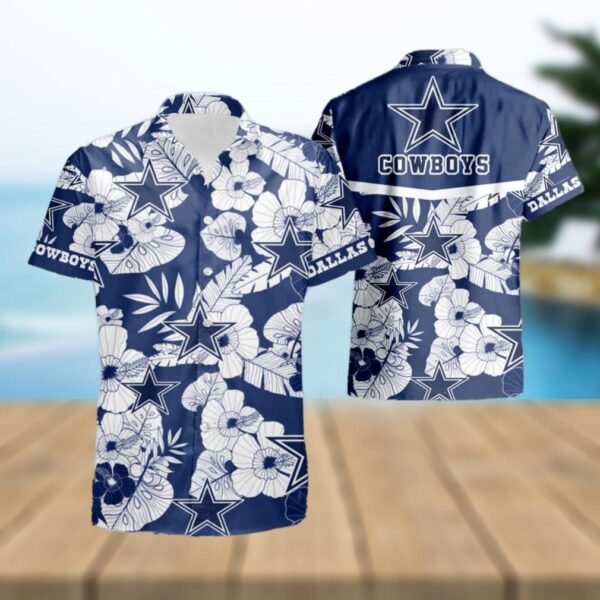 NEW NFL Dallas Cowboys floral tropical hot Hawaiian Shirt FOR FAN