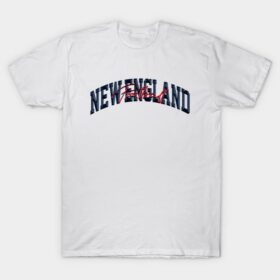 New England Football 3D Chrome T-Shirt