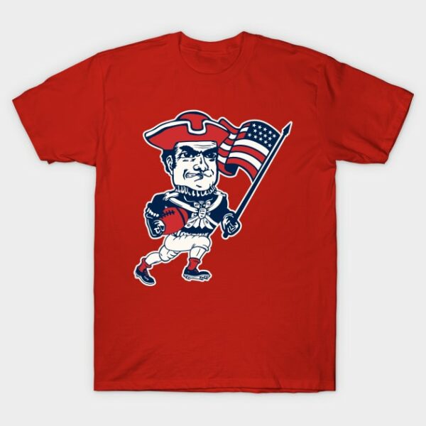 New England Football Mascot T Shirt 1