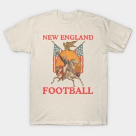 New England Football Retro Truck Stop Souvenir T-Shirt