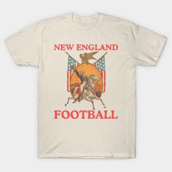 New England Football Retro Truck Stop Souvenir T Shirt 1