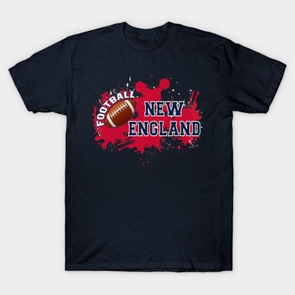 New England Football Retro Vintage For Game Day T Shirt 1