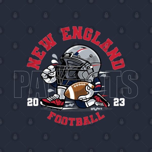 New England Football T Shirt 2 6