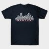 New England Football Team All Time Legends Boston City Skyline T Shirt 1