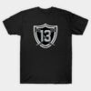 OAKLAND SHIELD (RENFROW) T-Shirt OAKLAND SHIELD RENFROW T Shirt 1