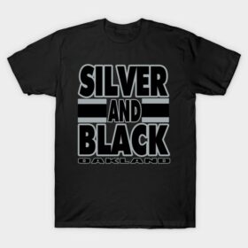 Oakland LYFE Silver and Black True Football Colors! T-Shirt