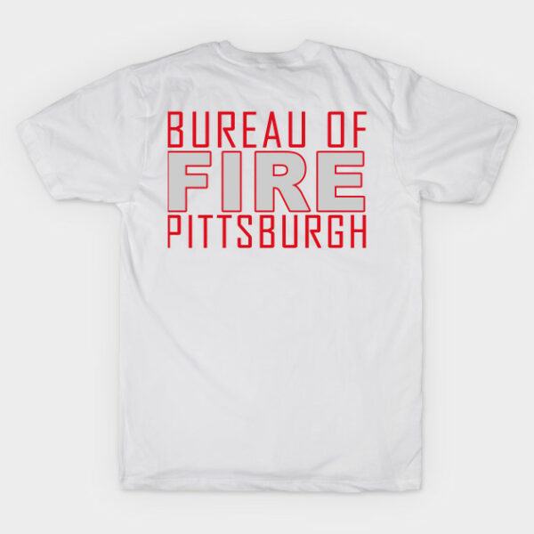 PITTSBURGH BUREU OF FIRE DEPARTMENT FIREFIGHTER DUTY SHIRT RESCUE T Shirt 1