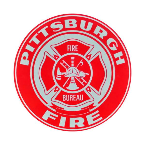 PITTSBURGH BUREU OF FIRE DEPARTMENT FIREFIGHTER DUTY SHIRT RESCUE T Shirt 4