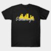 Pittsburgh Cursive Skyline T Shirt 1