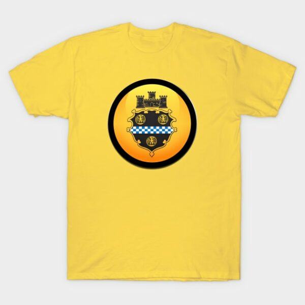 Pittsburgh Flag Roundel Emblem Insignia Logo design T Shirt 1