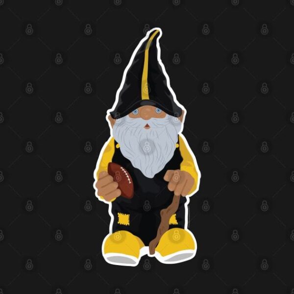 Pittsburgh Football Gnome T Shirt 2