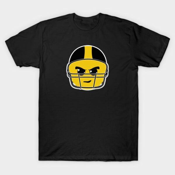 Pittsburgh Football Helmet Smiley Guy T Shirt 1