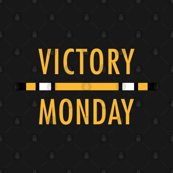 Pittsburgh Football Victory Monday Jersey Stripe T Shirt 2