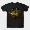 Pittsburgh Map Black and Yellow T-Shirt Pittsburgh Map Black and Yellow T Shirt 1