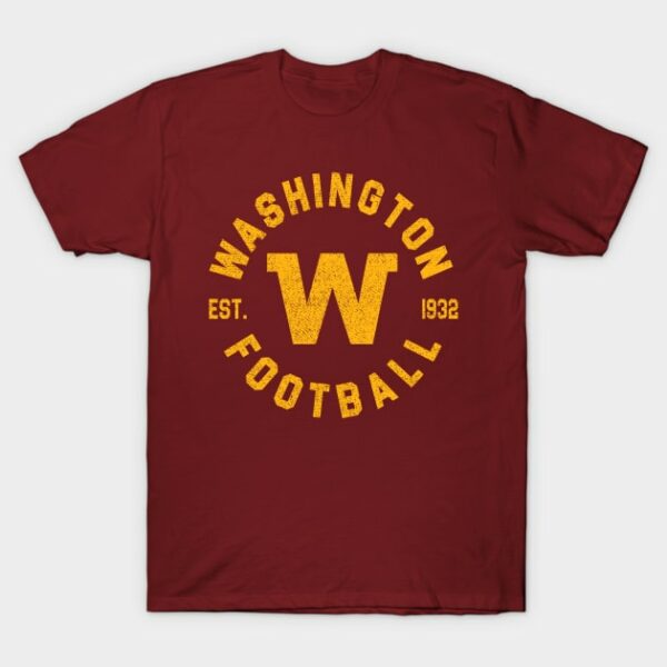 Vintage Washington DC Football Sports Team Est 1932 T Shirt 1