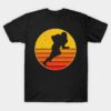 Vintage Workout Retro Football Sunset Washington Silhouette T-Shirt Vintage Workout Retro Football Sunset Washington Silhouette T Shirt 1