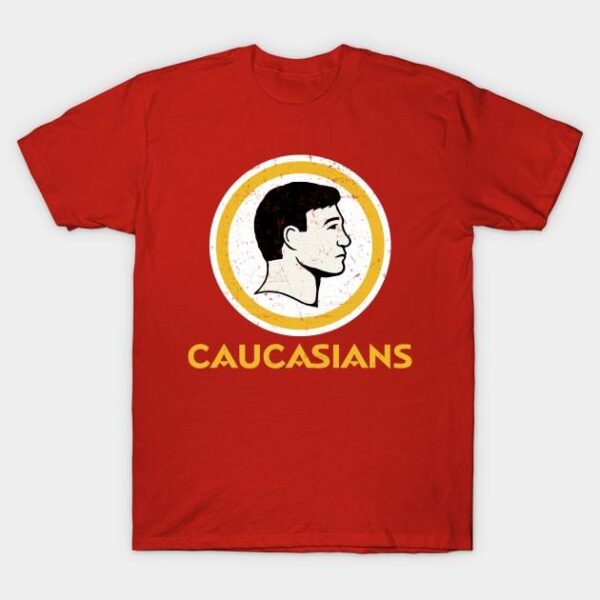 Washington Caucasians Football Funny Redskins T Shirt 1