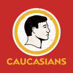 Washington Caucasians Football Funny Redskins T-Shirt Washington Caucasians Football Funny Redskins T Shirt 2