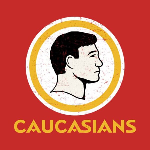 Washington Caucasians Football Funny Redskins T Shirt 2