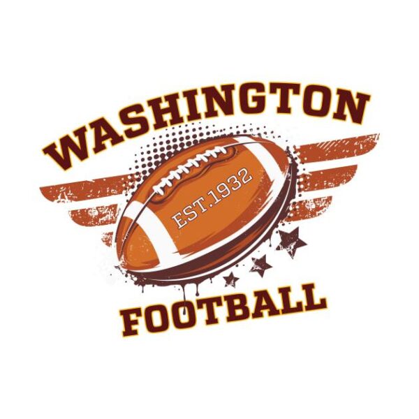 Washington DC Football T Shirt 2