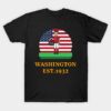 Washington Football DC Sports Team With American Flag Style, Vintage Washington Football DC Sports Team Novelty Gift T-Shirt Washington Football DC Sports Team With American Flag Style Vintage Washington Football DC Sports Team Novelty Gift T Shirt 1