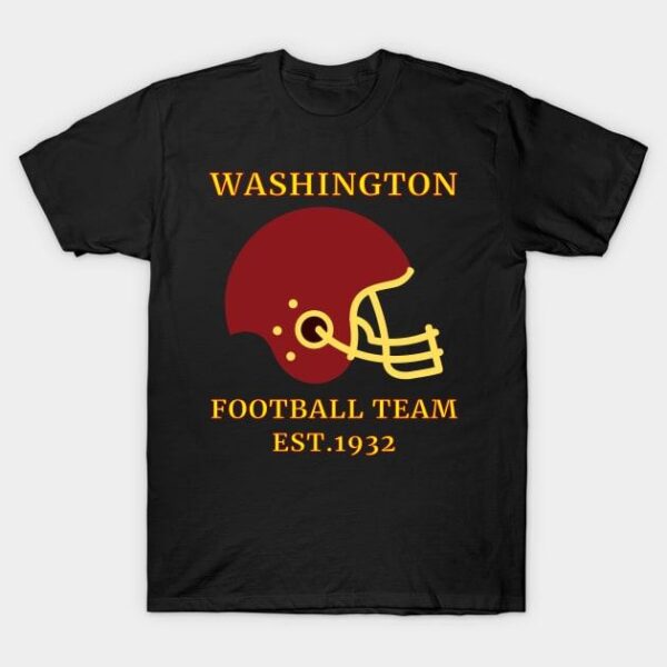 Washington Football Team Est1932 Washington Football DC Sports Team With Helmet Style T Shirt 1