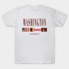 Washington Football Vintage Flag T Shirt 1