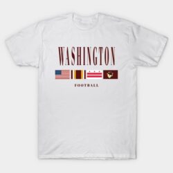 Washington Football Vintage Flag T-Shirt