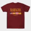 Washington Football Vintage Flag v2 T-Shirt Washington Football Vintage Flag v2 T Shirt 1