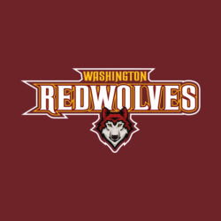 Washington RedWolves Concept T-Shirt Washington RedWolves Concept T Shirt 2