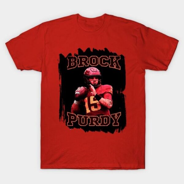 brock football design T Shirt 1