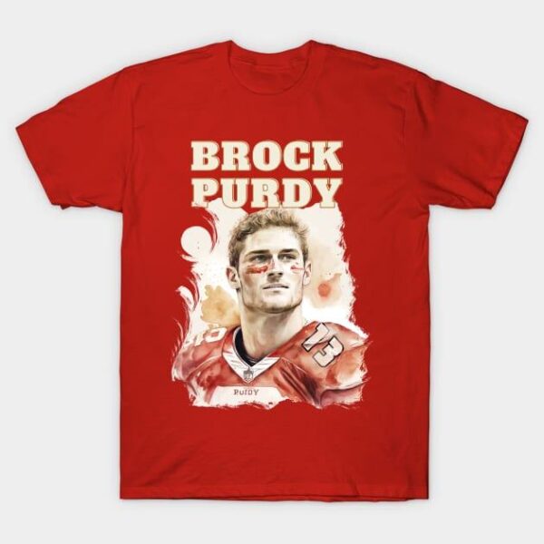 brock purdy football 49ers design T Shirt 1