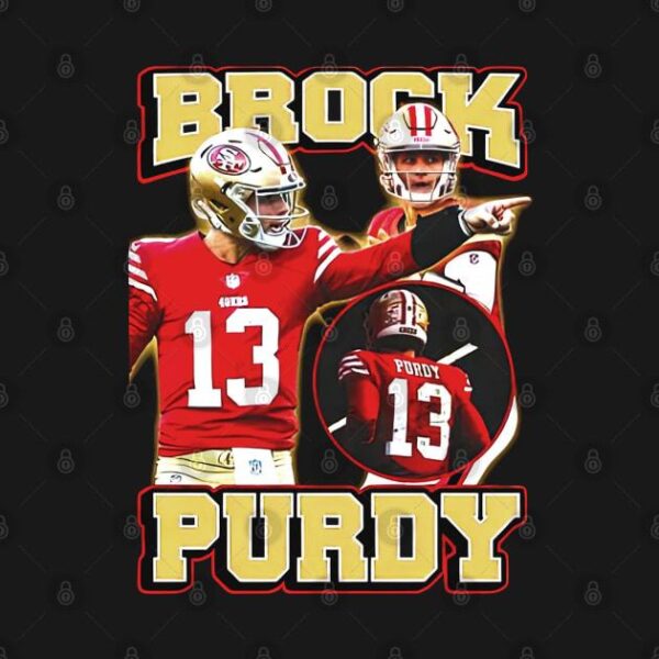 brock purdy football 49ers poster T Shirt 2