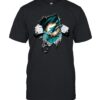 miami-dolphins open shirt style super man t-shirt custom miami-dolphins open shirt style super man t-shirt custom