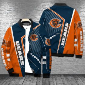 nfl Chicago Bears Bomber Jacket custom 3d gift for fan