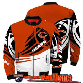 nfl Chicago Bears bomber jacket graphic 3d custom for fan