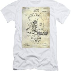 1 Football Helmet Patent Jon Neidert t-shirt