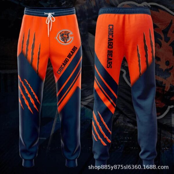 2023 New Chicago Bears nfl Sweatpants Outdoor Pants Casual Sports trend monster