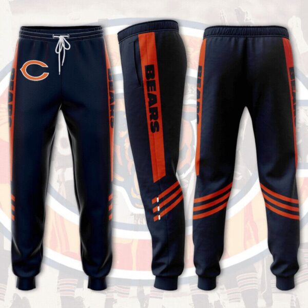 2023 New Chicago Bears nfl Sweatpants Outdoor Pants Casual Sports trend v12